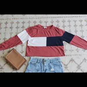 Women’s Cropped Long Sleeve Shirt